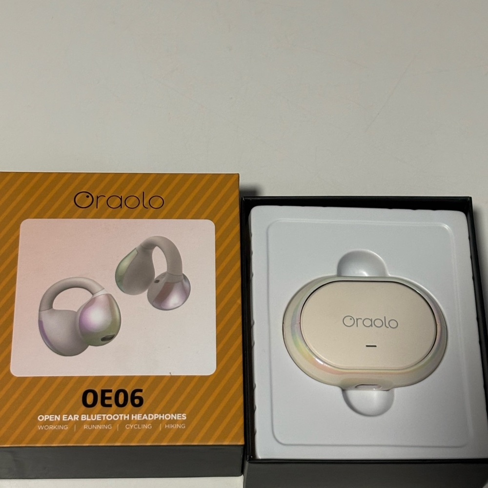 Oraolo Open Ear AC600 Headphones, Bluetooth 5.4 Wireless Earbuds
